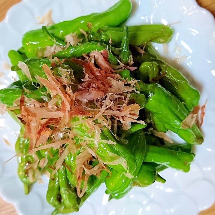 とれた野菜で★焼きしし唐